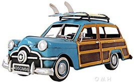 Model Car Transportation 1949 Green Like Ford Wagon W,2 Surfboards 1:12 ... - $119.00