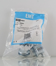 Raco 3/4&quot; EMT SetScrew Connectors Insulated Throat Plated Steel 2123B3 3... - £5.81 GBP