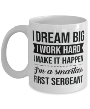 First Sergeant Coffee Mug - 11 oz Funny Tea Cup For Military Officers  - £11.75 GBP