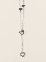Sterling Silver Heart Pendant .925 Sterling Necklace - £31.53 GBP