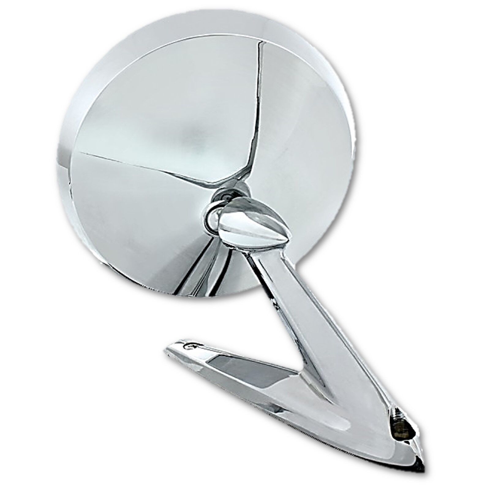 64 65 66 Ford Mustang Outside Right Convex Chrome Glass Side Rear View M... - $45.95