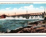 Power House Dam Lock No 12 Coosa River Alabama Power Co UNP WB Postcard V12 - £3.07 GBP