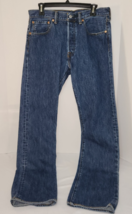 Levi Strauss &amp; Co. 501 Button Fly Dark Denim Straight Leg Jeans Size 32x34 - $30.00