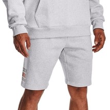 Mens Under Armour UA Rival Signature Fleece Shorts HALO GRAY - XXL - NWT - £19.21 GBP
