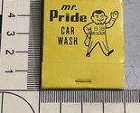 Vintage Matchbook Cover Mister Pride Car Wash  Atlanta 7 Locations gmg  ... - $12.38