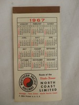 northern pacific note book calendar 1967 north coast limited vista dome ... - $9.99