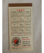 northern pacific note book calendar 1967 north coast limited vista dome ... - £7.80 GBP