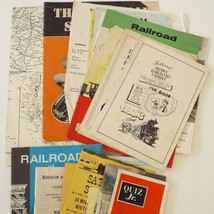 13 vintage US railroads model brochures booklets flyers 1050s ephemera - $32.00