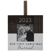 2023 Our First Christmas Married Photo Ornament - £12.65 GBP