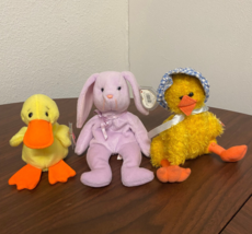 Ty Beanie Babies  lot of 3 Spring/Easter themed animals - £7.00 GBP