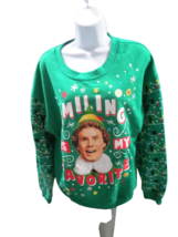 Buddy The Elf Mens Light Up Christmas Sweatshirt Size XL (15-16) Long Sleeve - £20.33 GBP