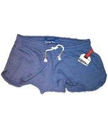 SUPERDRY Shorts BLUE Exclusive DRAWCORD Waist FLEECE Wash LOGO Pocket ( L ) - £95.16 GBP