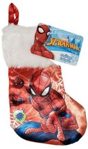 Marvel’s Spiderman 8&quot; Mini Christmas Gift Card Stocking New w/ Tag - £4.89 GBP