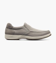 Florsheim men&#39;s lakeside canvas moc toe slip on shoes in Grey - £44.71 GBP