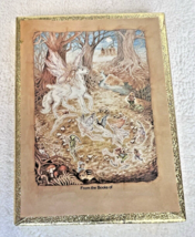 MIP Unicorn &amp; Fairies Dancing in Forest Antioch Bookplates Book Plates - €15,83 EUR