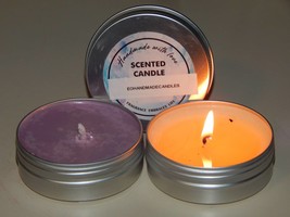2oz Handmade Scented Soy Wax Tea Candles (Various Scents) Eco-Friendly R... - $3.00
