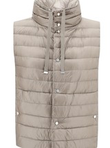 Herno Women's Reversible Down Vest Tortora/chantilly - €354,39 EUR