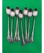 Set of 8 Oneida Stainless Steel MANSFIELD Iced Teaspoons - €39,00 EUR