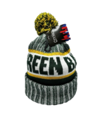 New NFL Green Bay Packers Pom Pom Knit Hat Beanie Hat Fleece Cap Unisex ... - €16,30 EUR
