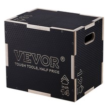 VEVOR 3 in 1 Plyometric Jump Box, 16/14/12 Inch Wooden Plyo Box, Platfor... - €73,20 EUR