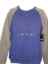Men&#39;s Sweatshirt Everlast Size Small Medium Large Blue Gray NEW Boxing Shirt - £19.79 GBP