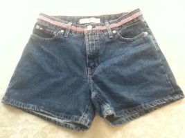 Tommy Hilfiger shorts Size 4 denim jeans American Flag ladies - $18.99