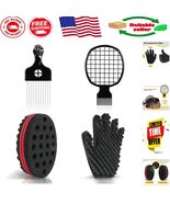 Travel-Sized Curl Sponge Set: Ideal for Effortless Natural Hairstyles An... - $350.61 MXN