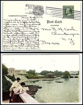 1909 NEW YORK Postcard - Buffalo (Station B) to Chautauqua, NY P6 - £2.35 GBP