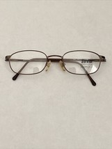VTG New Luxottica Sferoflex 2083 Brown Metallic Eyeglass Flex Frame 47-19-130 - £27.73 GBP