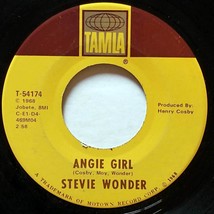 Stevie Wonder - For Once In My Life / Angie Girl [7&quot; 45 rpm Single] 1968 Soul - £4.50 GBP
