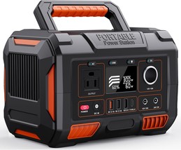 Portable Power Station 300W, 288Wh/78000Mah Solar Generator With 110V Ac - £170.81 GBP