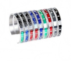 Digital SpeedoMeter Steel Bracelet FREE Gift Box Pouch &amp; Rope Bracelet - £2.88 GBP+