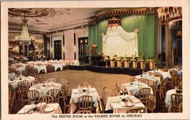 Vtg Postcard The Empire Room of the Palmer House, Hilton in Chicago IL - £5.80 GBP