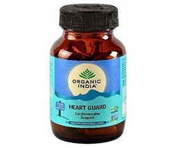 Pack of 2 Organic India Heart Guard 120 Capsules USDA GMO Cert Ayurvedic Natural - $43.94