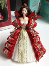 Hallmark Keepsake Holiday Barbie Adorned Ribbons &amp; Lace Christmas Orname... - £7.12 GBP