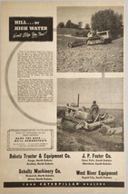 1953 Print Ad Caterpillar CAT Diesel Crawler Tractors Farmer in Field - £15.96 GBP