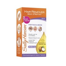 Sally Hansen Hair Remover Wax Strip Kit for Face, Brows &amp; Bikini, 34 Strips (17- - £15.97 GBP
