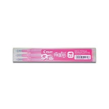 Pilot Refills for Frixion Clicker Rollerball 0.5 mm (Pack of 3) - Pink  - $15.00