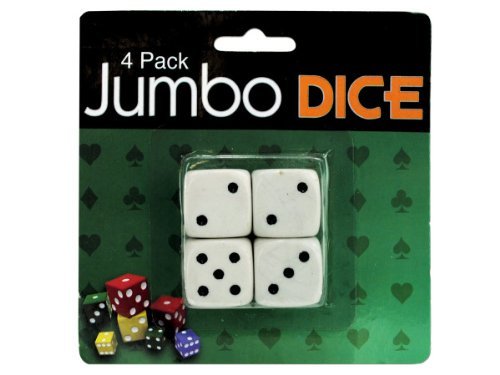 4 Pack Jumbo Dice - $6.56