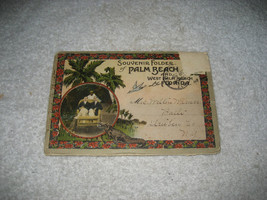 Palm Beach West palm Florida Souvenir picture Postcard Folder 1918 18 pi... - £11.65 GBP