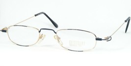 Vintage Free Art 376 Col.007 Gold /BLACK Eyeglasses Glasses Frame 47-22-145mm - $43.26