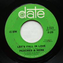 Peaches &amp; Herb - Let&#39;s Fall In Love / We&#39;re In The Thing 45 rpm Vinyl 7&quot; Single - £15.77 GBP