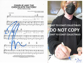 Danny Elfman signed &quot;Charlie and the Chocolate Factory&quot; Music Sheet proof COA - £236.54 GBP