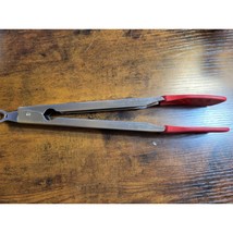 KitchenAid Red Silicone/Rubber Tongs - Locking - 10&quot; Long (used) - $12.86