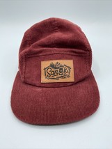 Sanuk Sasquatch Adjustable Burgundy Corduroy Ball Cap Hat - £13.18 GBP