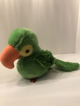 1981 Knickerbocker Applause Green Parrot Htf Tatoo 9" Stuffed Animal Toy Vtg - $22.77
