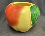 Vintage Hull Blushing Apple Cookie Jar - No Lid-use As A Colorful Flower... - $9.90