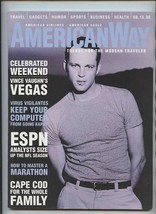 American Way Magazine American Airlines &amp; Eagle Aug 15, 2000 Vince Vaughns Vegas - £13.99 GBP