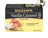 3x Boxes Bigelow Vanilla Caramel Natural Black Tea | 20 Pouches Each | 1... - $20.68