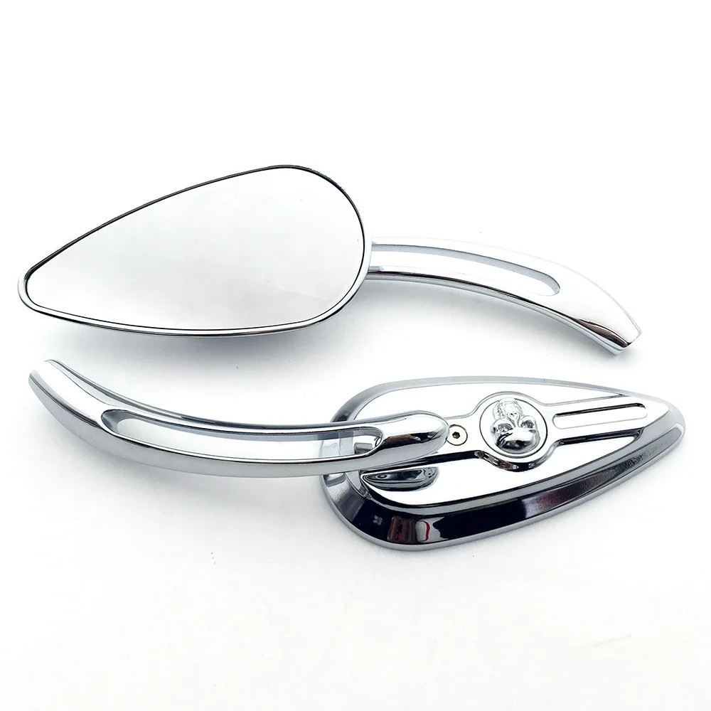 2PCS Motorcycle  Rearview Mirrors Side Mirror  Harley Dyna Electra Glide Softail - £203.49 GBP